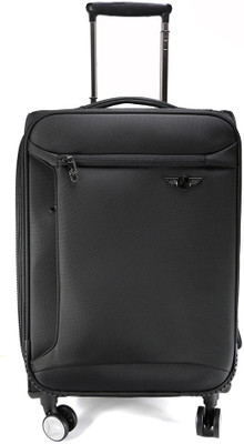 

Texas USA  inch 4 wheel Trolley Bag Expandable Cabin Luggage -  inch(Black