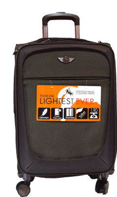 

Texas USA 5002s Expandable Check-in Luggage - 24 inch(Brown)