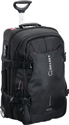 

Delsey CROSS TRIP Expandable Check-in Luggage -  inch(Black