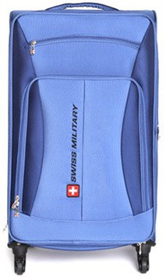 

Swiss Military Nylon Large Size 28Inch Travel Luggage Expandable Check-in Luggage -  inch(Blue