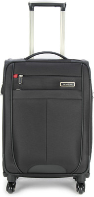 

Samsonite SYNCONN SPINNER 55CM EXP-BLACK Expandable Cabin Luggage -  inch(Black