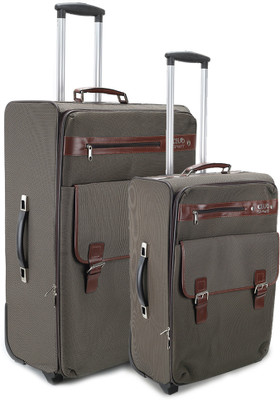 

ClubSport Combo Expandable Check-in Luggage -  inch(Brown, Green