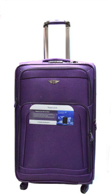 

Texas USA Exclusive5fv Expandable Check-in Luggage -  inch(Purple