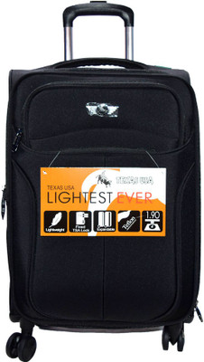 

Texas USA Exclusivebag8vb Expandable Check-in Luggage -  inch(Black