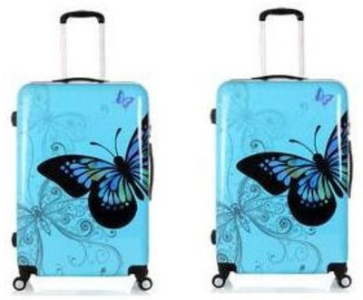 

Tramp & Badger Super Lite S-2-ML (Set of 2- 24" & ") Expandable Check-in Luggage -  inch(Blue
