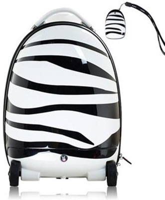 

SWAGSPIN REMOTE CONTROLLED WALKING SUITCASE FOR CHILDREN Cabin Luggage -  inch(White