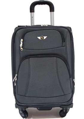 Texas USA 8095s Expandable Check-in Luggage - 24 inch(Grey)