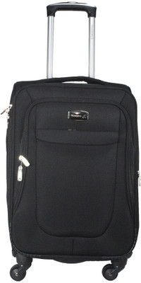 

TRAWORLD 24 inch 4wheel Expandable Check-in Luggage - 24 inch(Black)