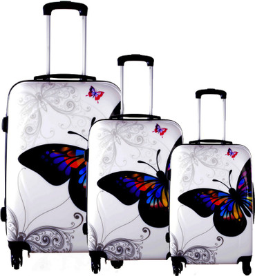 

Moladz Sky Spiners-Combo Three Pcs Check-in Luggage -  inch(White