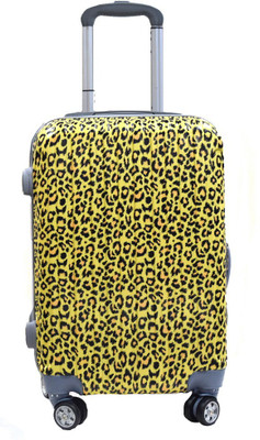 

Texas USA  inch 4 Wheel Printed Trolley Bag Expandable Cabin Luggage -  inch(Yellow