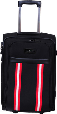 

Tommy Hilfiger Portland Stripe Expandable Cabin Luggage -  inch(Black