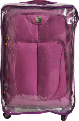 

Sprint Transparent PVC Protective Cover Expandable Cabin Luggage - 20 inch(Purple)