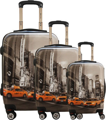 

Moladz AIR AMERICA-COMBO THREE PCS Check-in Luggage -  inch(Grey