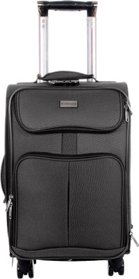 

Moladz Turista Black Small Expandable Cabin Luggage -  inch(Black