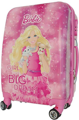 

Cloud9JP 20inch Kids Pink Princess Trolly Bag - Pink 111 Cabin Luggage -  inch(Pink