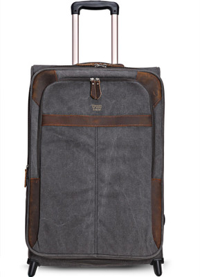 

Troop London 2-Wheel Trolley - TR2011-1A | Black | Large (') Check-in Luggage -  inch(Black