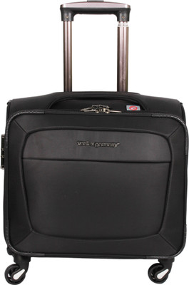 

Ventex Waterproof Overnighter Trolley Cabin Luggage -  inch(Black