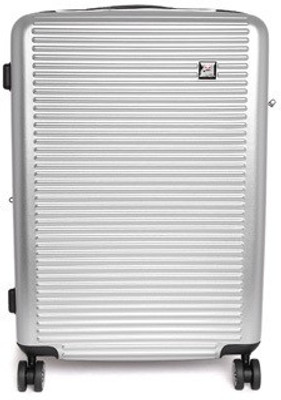 

Swiss Military PET MATERIAL CABIN SIZE 20inch HARD TOP LUGGAGE Expandable Cabin Luggage -  inch(Silver
