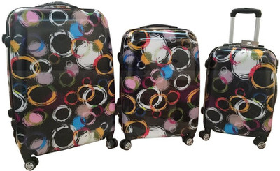 

Tramp & Badger Super Lite S-3-SML (Set of 3-20", 24" & ") Expandable Check-in Luggage -  inch(Multicolor