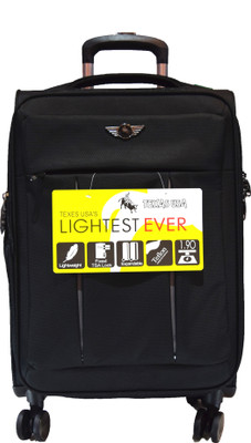 

Texas USA 5004s Expandable Check-in Luggage - 28 inch(Black)
