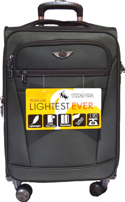Texas USA 5005s Expandable Cabin Luggage -  inch(Brown