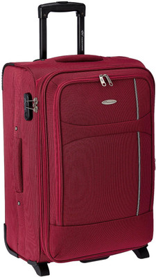 Princeware Milano Polyester 65 cm Expandable Check-in Luggage -  inch(Red