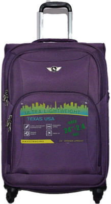 

Texas USA 1209 Expandable Check-in Luggage -  inch(Purple