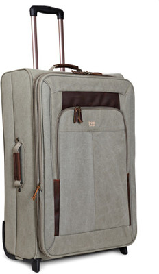 

Troop London Troop London 2-Wheel Trolley - TR1105 | Khaki | Small (') Cabin Luggage -  inch(Khaki