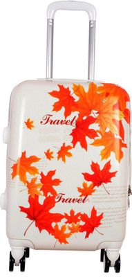 

Moladz Air Travel Cabin Luggage -  inch(White, Orange, Orange;white