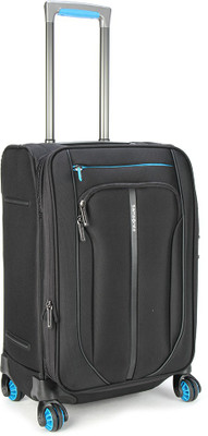 

Samsonite SAM PATRON SP55 EXP-BLACK/BLUE Expandable Cabin Luggage -  inch(Black
