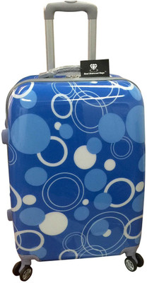 

Cloud9JP 20inch Travelling Trolly Bag - Blue With White Circles 107 Cabin Luggage -  inch(Blue