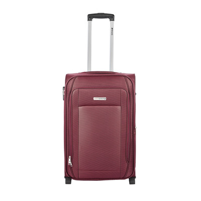 safari star 55 4w black expandable cabin luggage