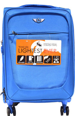 

Texas USA 5002s Expandable Check-in Luggage - 24 inch(Blue)
