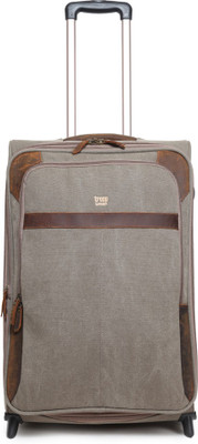 

Troop London 2-Wheel Trolley - TR2011-1A | Brown | Medium (') Check-in Luggage -  inch(Brown
