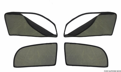 

MAGNET Side Window Sun Shade For Skoda Superb(Black)