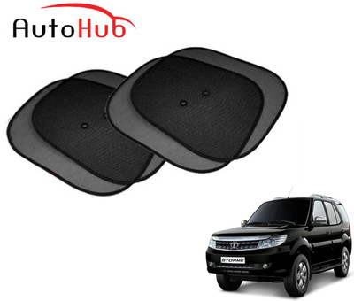 Auto Hub Side Window Sun Shade For Tata Safari Storme(Black)