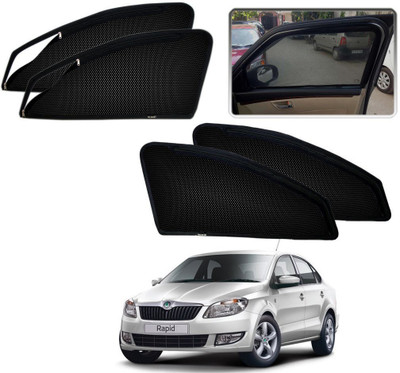 

Kozdiko Side Window Sun Shade For Skoda Rapid(Black)