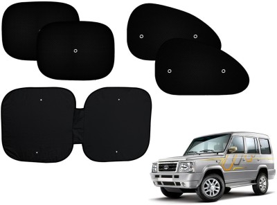 AUTO PEARL Side Window, Rear Window Sun Shade For Tata Sumo(Black)