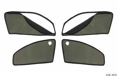 

MAGNET Side Window Sun Shade For Tata Zest(Black)