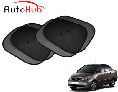Auto Hub Side Window Sun Shade For Tata Indigo CS(Black)