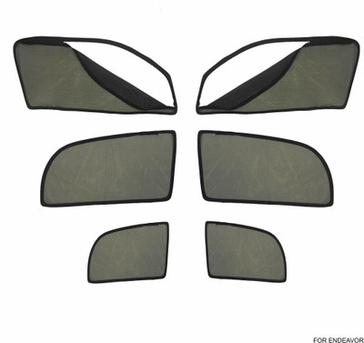 

MAGNET Side Window Sun Shade For Ford Endeavour(Black)