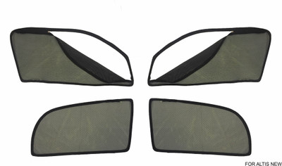 

MAGNET Side Window Sun Shade For Toyota Corolla Altis(Black)