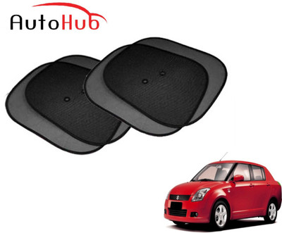 Auto Hub Side Window Sun Shade For Maruti Suzuki Swift Dzire(Black)
