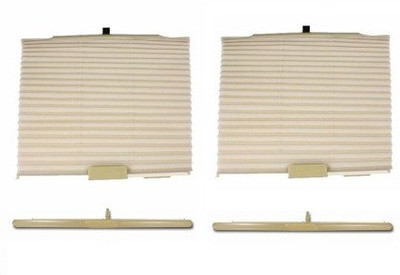 AutoSun Side Window Sun Shade For Hyundai Eon(Beige)