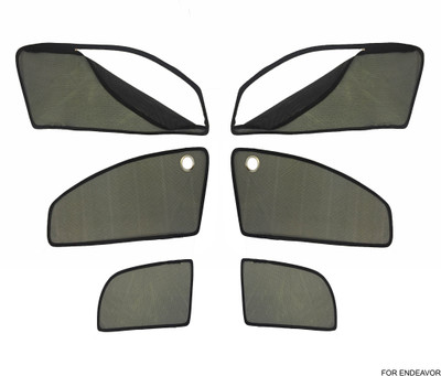 

MAGNET Side Window Sun Shade For Ford Endeavour(Black)