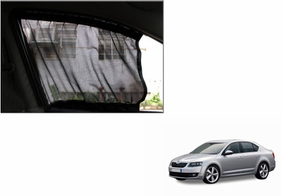 Speedwav Side Window, Rear Window Sun Shade For Skoda Octavia(Black)