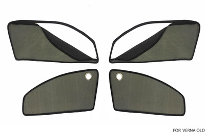 

MAGNET Side Window Sun Shade For Hyundai Verna(Black)