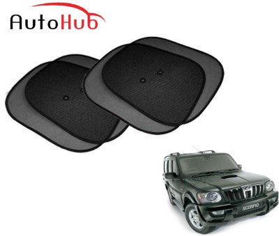 Auto Hub Side Window Sun Shade For Mahindra Scorpio(Black)