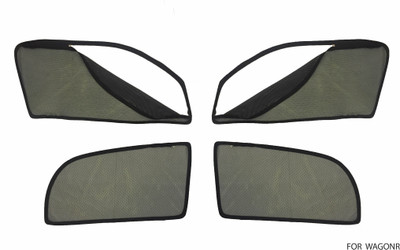 

MAGNET Side Window Sun Shade For Maruti Suzuki WagonR(Black)
