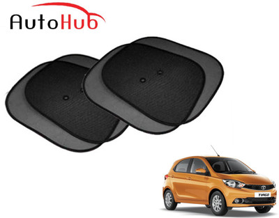 Auto Hub Side Window Sun Shade For Tata(Black)
